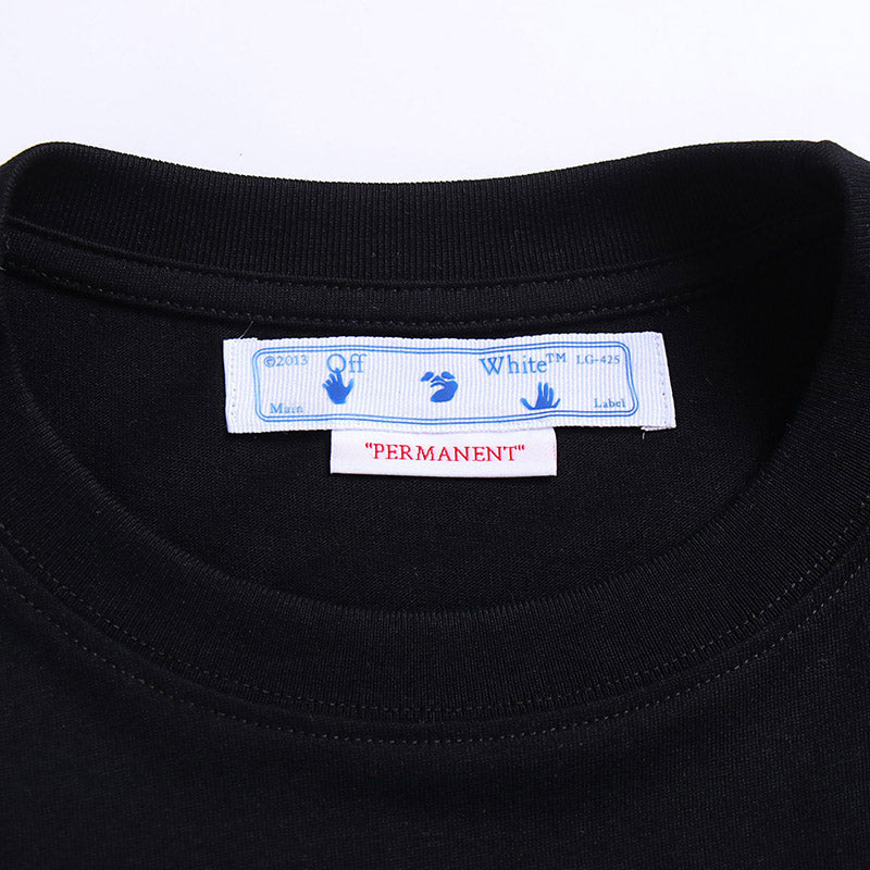 Off-White Logo-Print Cropped Cotton T-Shirt