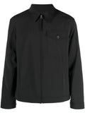 Helmut Lang zip-up tailored shirt jacket