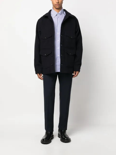 Filson flap-pockets wool shirt jacket