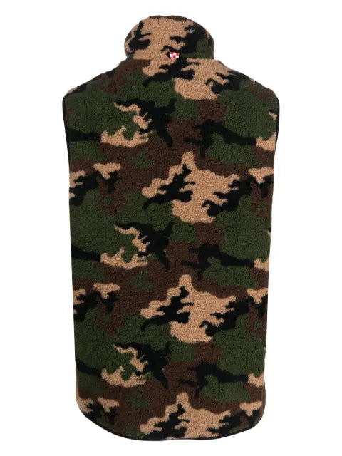 MC2 Saint Barth camouflage-print zipped gilet