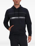 BOSS logo-band hooded sweatshirt