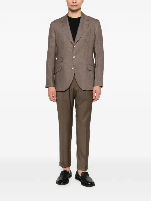 Brunello Cucinelli Délavé linen deconstructed Cavallo blazer