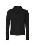 FENDI ribbed-knit zip-up sweater