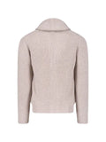 Drumohr shawl-collar chunky-knit cardigan