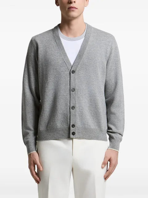 Peserico button-up V-neck cardigan