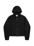 ALIS ribbed-knit hoodie