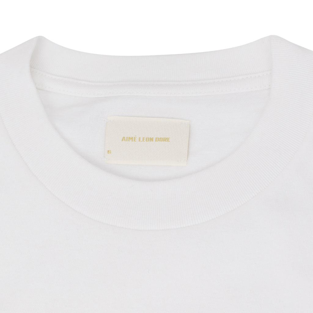 White SS Din Logo T-Shirt