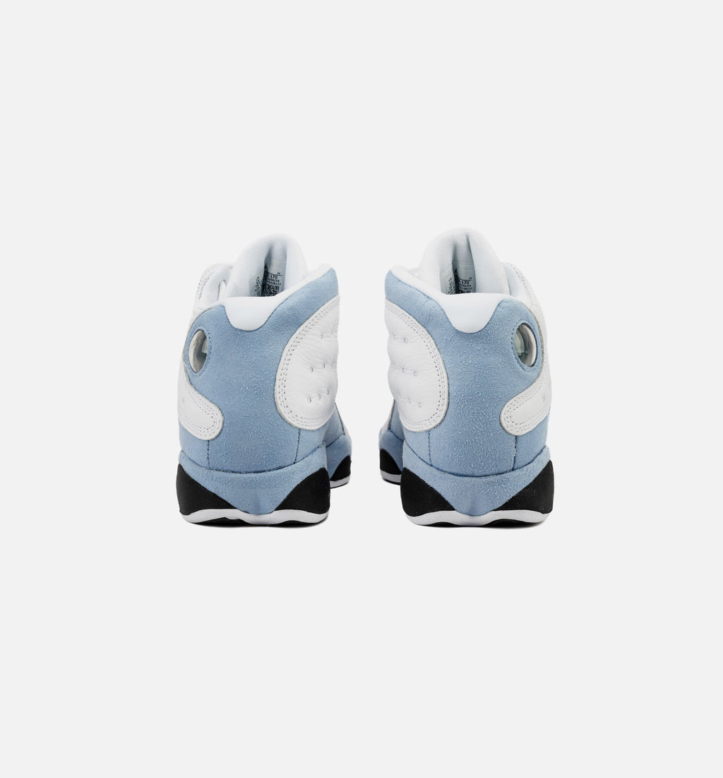 Air Jordan 13 Retro Blue Grey Big Kids' Sneakers - White / Blue Grey / Black / Yellow Ochre