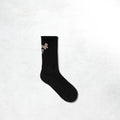 Carhartt WIP Chedda Socks: Black / Glassy Pink