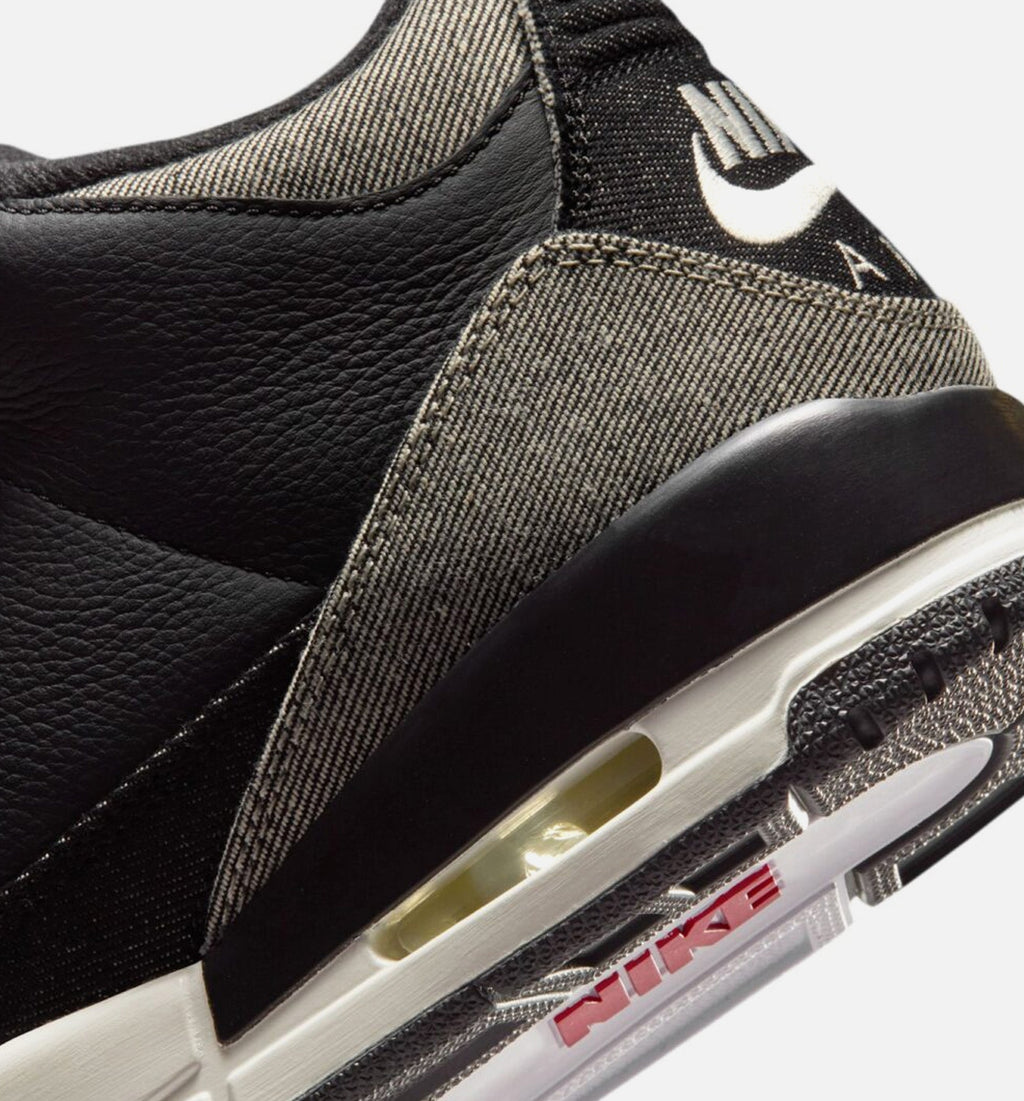 Air Jordan 3 x Levi's Black and White Men's Lifestyle Shoe