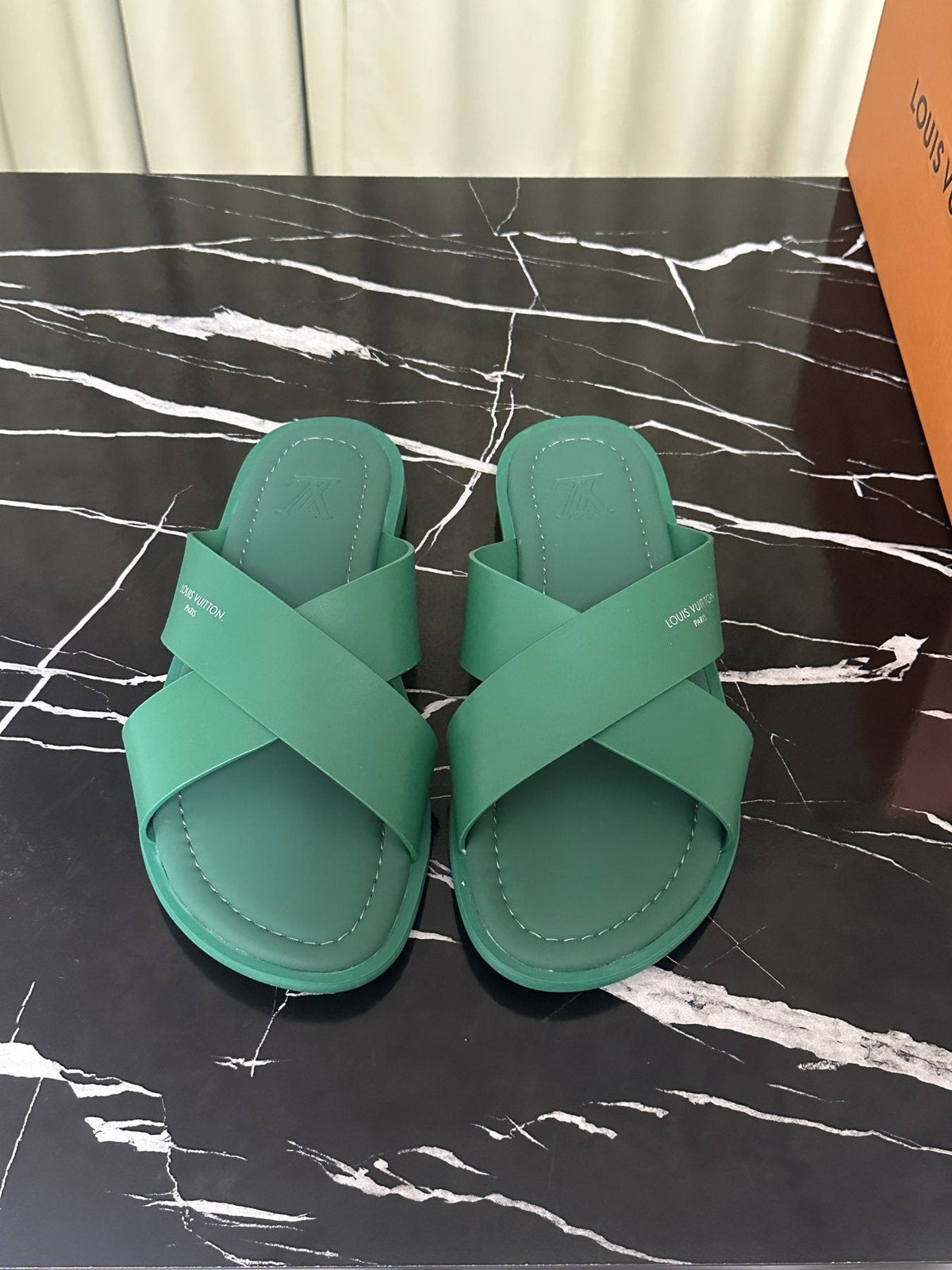Louis Vuitton Men's Crossover Slide Sandals