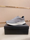 BOSS Men's Textured Low-Top Sneakers