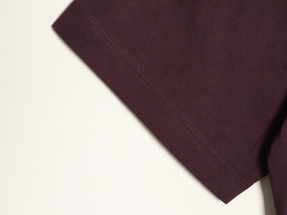 Louis Vuitton Watercolor Fireworks Graphic T-Shirt - Burgundy